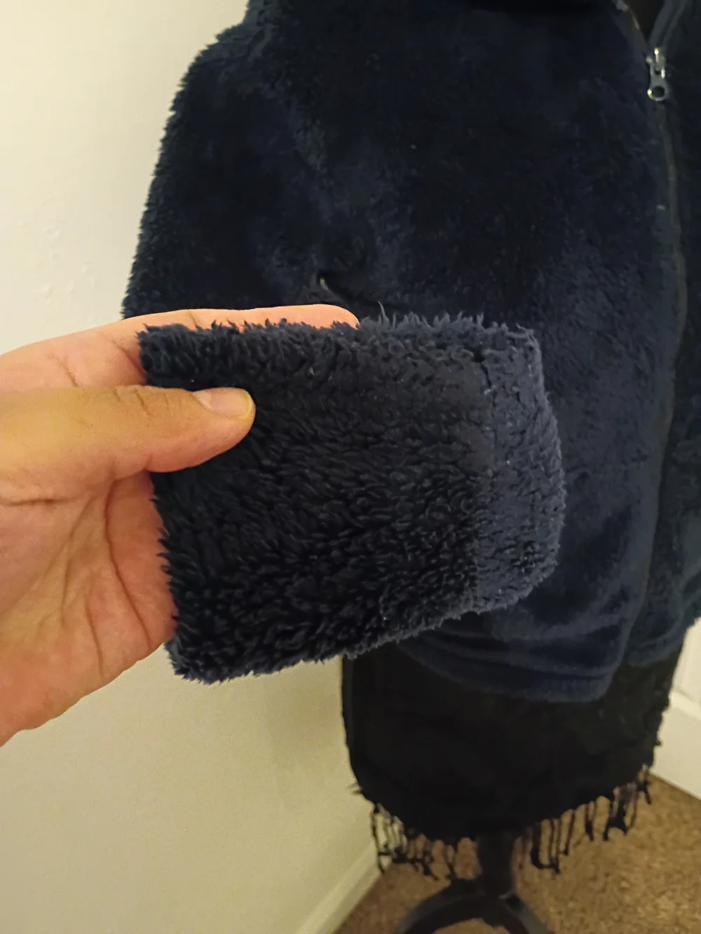The Children's Place Black Fleece Jacket